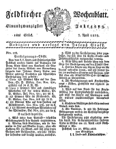 Feldkircher Wochenblatt