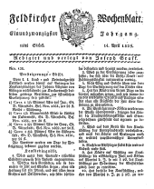 Feldkircher Wochenblatt