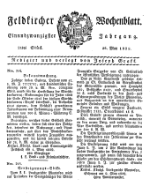 Feldkircher Wochenblatt