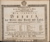 Theater an der Wien - Theaterzettel