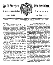 Feldkircher Wochenblatt