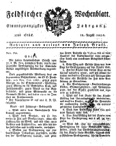 Feldkircher Wochenblatt