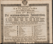 Theater an der Wien - Theaterzettel