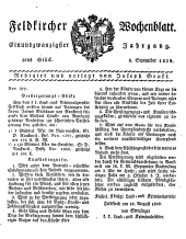 Feldkircher Wochenblatt