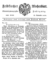 Feldkircher Wochenblatt