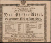 Theater an der Wien - Theaterzettel