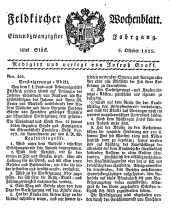 Feldkircher Wochenblatt