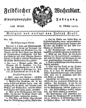 Feldkircher Wochenblatt