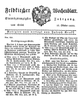 Feldkircher Wochenblatt