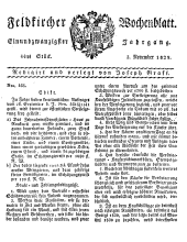 Feldkircher Wochenblatt