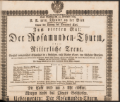 Theater an der Wien - Theaterzettel