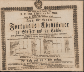 Theater an der Wien - Theaterzettel