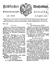 Feldkircher Wochenblatt