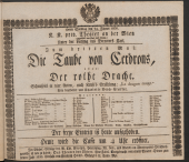 Theater an der Wien - Theaterzettel