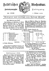 Feldkircher Wochenblatt