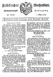 Feldkircher Wochenblatt