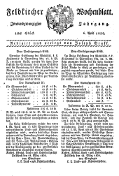 Feldkircher Wochenblatt