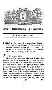 Medicinisch chirurgische Zeitung