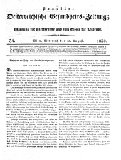 Populäre österreichische Gesundheits-Zeitung