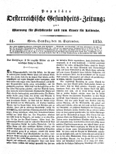 Populäre österreichische Gesundheits-Zeitung