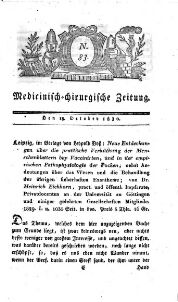 Medicinisch chirurgische Zeitung