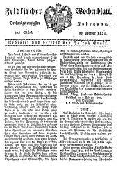 Feldkircher Wochenblatt