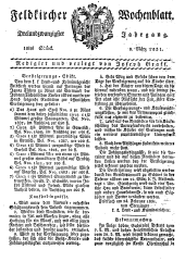 Feldkircher Wochenblatt