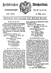 Feldkircher Wochenblatt