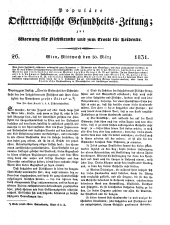 Populäre österreichische Gesundheits-Zeitung