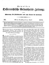 Populäre österreichische Gesundheits-Zeitung