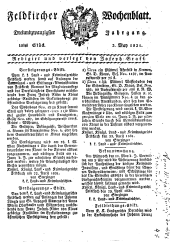 Feldkircher Wochenblatt