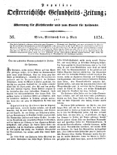 Populäre österreichische Gesundheits-Zeitung