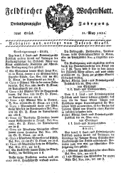 Feldkircher Wochenblatt
