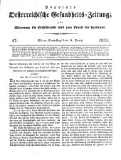 Populäre österreichische Gesundheits-Zeitung