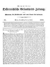 Populäre österreichische Gesundheits-Zeitung