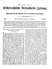 Populäre österreichische Gesundheits-Zeitung