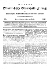 Populäre österreichische Gesundheits-Zeitung