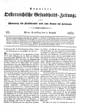 Populäre österreichische Gesundheits-Zeitung