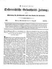 Populäre österreichische Gesundheits-Zeitung