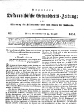 Populäre österreichische Gesundheits-Zeitung