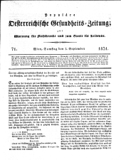 Populäre österreichische Gesundheits-Zeitung