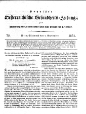 Populäre österreichische Gesundheits-Zeitung