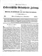 Populäre österreichische Gesundheits-Zeitung