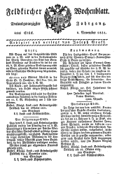 Feldkircher Wochenblatt