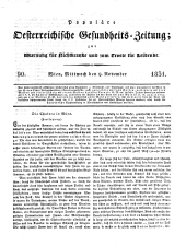 Populäre österreichische Gesundheits-Zeitung