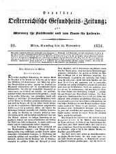 Populäre österreichische Gesundheits-Zeitung