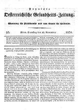 Populäre österreichische Gesundheits-Zeitung