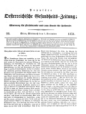 Populäre österreichische Gesundheits-Zeitung