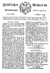 Feldkircher Wochenblatt