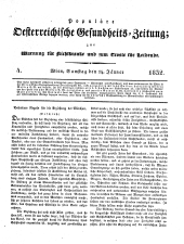 Populäre österreichische Gesundheits-Zeitung